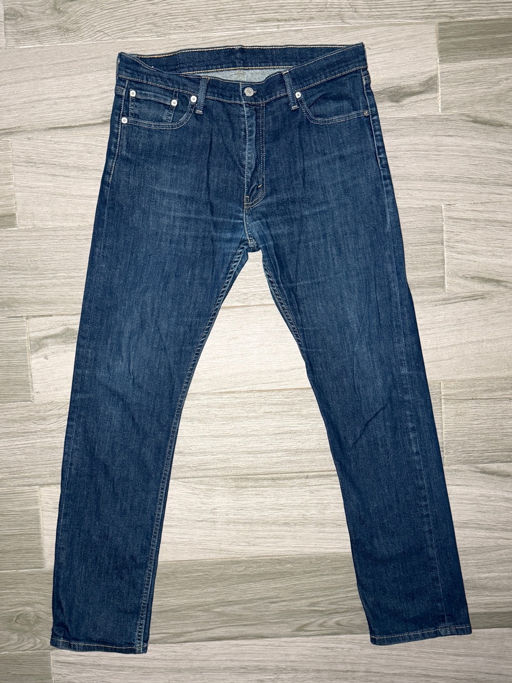 Levi’s 513 Men's Dark Blue Slim Straight Jeans 33x32